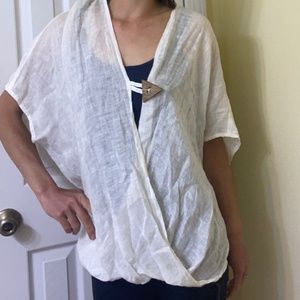 French Linen Tunic Top